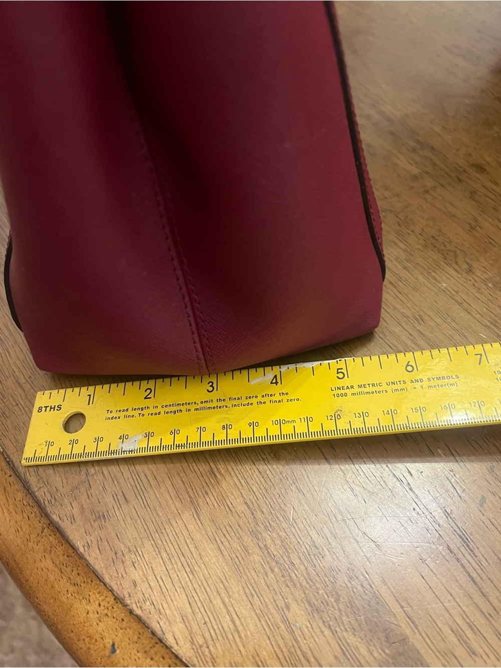 Kate Spade Hazel Court burgundy handbag and matching wallet set - Picture 13 of 15